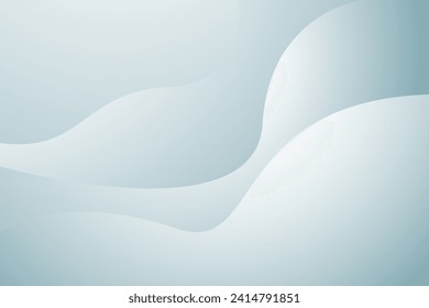 Resumen del fondo blanco y azul claro de la ola. patrón blanco de textura. ilustración vectorial