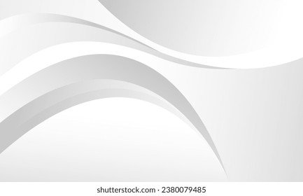 Resumen de textura moderna de lujo suave de color blanco y gris claro con una suave y limpia ilustración de fondo vectorial sutil.