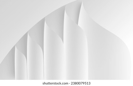 Resumen de textura moderna de lujo suave de color blanco y gris claro con una suave y limpia ilustración de fondo vectorial sutil.