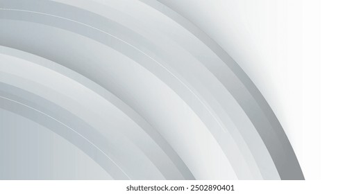 Abstract white and light gray wave modern soft luxury texture with smooth and clean vector subtle background illustration.