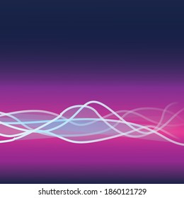 Abstract white light on black pink background