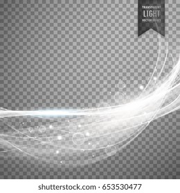 Abstract White Light Streak Effect Background