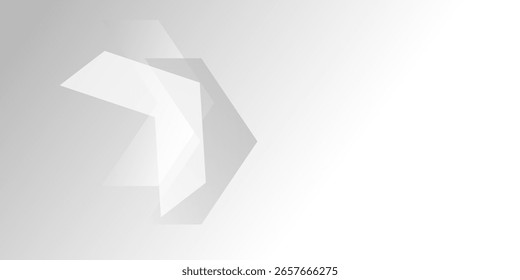 Blanco Abstractas con la forma de la flecha de la línea traslapan el fondo de la capa. Patrón blanco de la textura. Ilustración vectorial