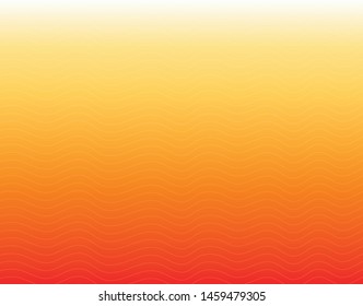 Abstract white line background on orange gradient background design for poster,website,presentation.Vector illustration