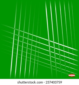 abstract white line white band on green background vector