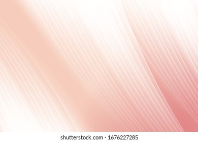 abstrakte, weiße Linie und rosafarbener Hintergrund