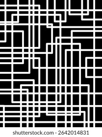 abstract white line technology fifth image