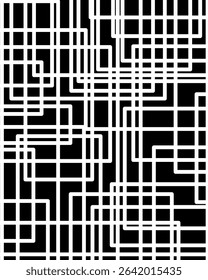 abstract white line technology ninth image