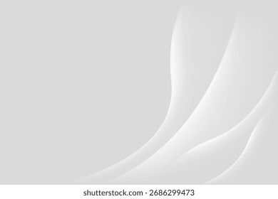 Fondo moderno artístico Abstractas de la onda de la línea blanca. patrón blanco de la textura. Ilustración vectorial