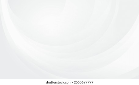 Abstract white lines curve background with copy space, Vector illustration