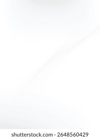 Abstract White Lines A Minimalist Composition of Flowing Curves