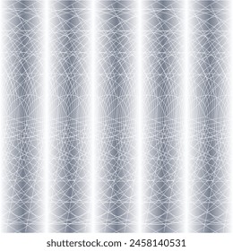 Abstract White Lines on Grey Background with Light Patterns.