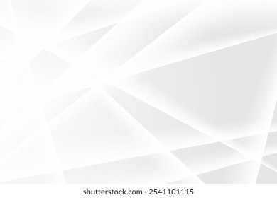 Abstract White Lines Pattern Background. Futuristic Wallpaper. Business Banner. Vector Illustration. Technology Backdrop. Minimal