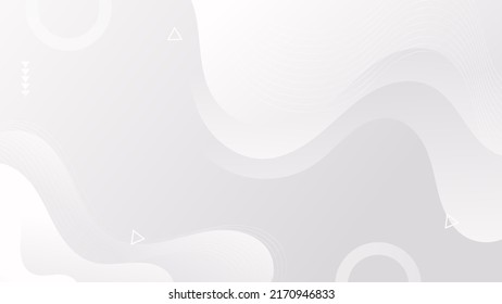 Abstract White liquid background. Modern background design. gradient color. Dynamic Waves. Fluid shapes composition. Fit for website, banners, wallpapers, brochure, posters