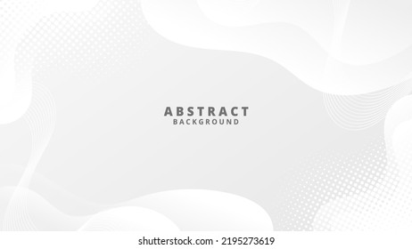 Abstract White liquid background. Modern background design. gradient color. Dynamic Waves. Fluid shapes composition. Fit for website, banners, wallpapers, brochure, posters