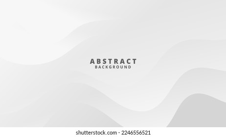 Abstract White liquid background. Modern background design. gradient color. Dynamic Waves. Fluid shapes composition. Fit for website, banners, wallpapers, brochure, posters