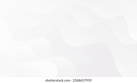 Abstract White liquid background. Modern  background design. gradient color. Dynamic Waves. Fluid shapes composition.  Fit for website, banners, wallpapers, brochure, posters