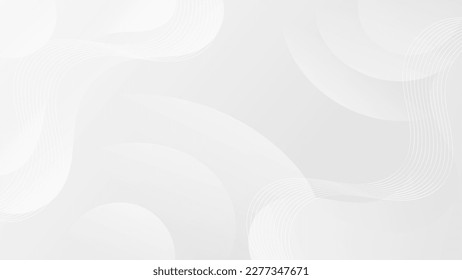 Abstract White  liquid background. Modern  background design. Dynamic Waves. Fluid shapes composition.  Fit for website, banners, brochure, posters