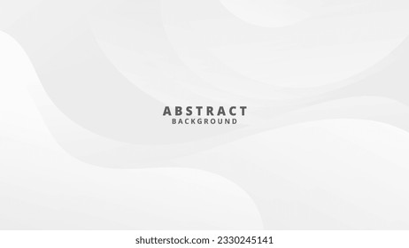 Abstract White  liquid background. Modern  background design. gradient color. Dynamic Waves. Fluid shapes composition.  Fit for website, banners, wallpapers, brochure, posters