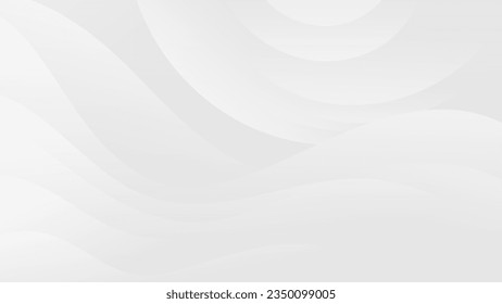 Abstract White  liquid background. Modern  background design. gradient color. Dynamic Waves. Fluid shapes composition.  Fit for website, banners, wallpapers, brochure, posters