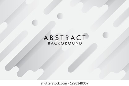 Abstract White Liquid Design Vector Background