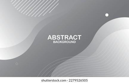 Abstract white liquid wave background. Vector illustration