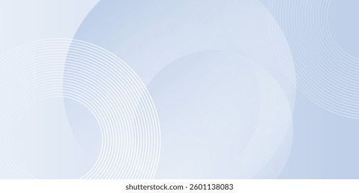 Abstract white modern background with circle elements. Digital technology simple good art ilustration