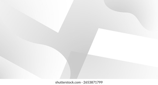 Fondo moderno blanco abstracto con forma de línea degradada minimalista. Ilustración vectorial