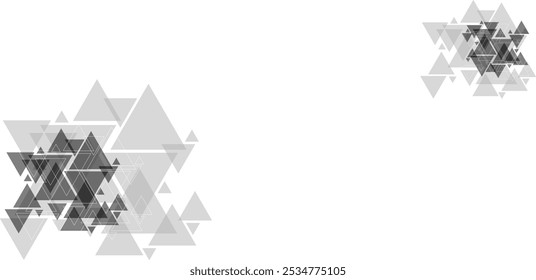  Abstract white modern triangle background.