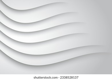 abstract white modern wave background