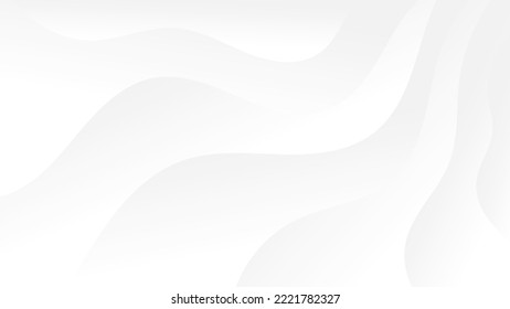 abstract white modern wave pattern background for graphic design element 