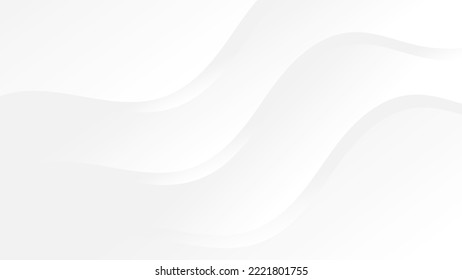 abstract white modern wave pattern background for graphic design element 