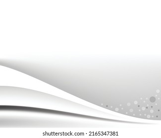 Abstract white monochrome vector background