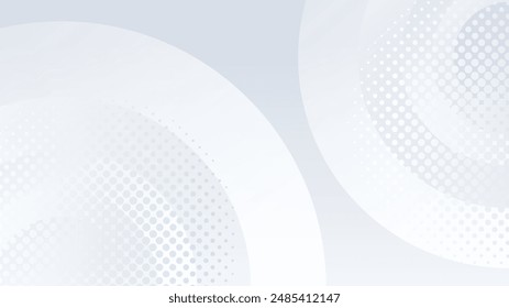 Abstract white monochrome vector background, for design brochure, website, flyer. Geometric white wallpaper for certificate, presentation, landing page
