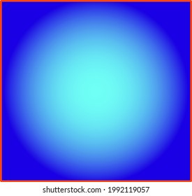 luna blanca abstracta sobre un fondo de cielo azul. bonito gradiente. 