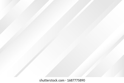 Abstract white oblique lines geometry subtle background vector illustration