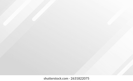 Branco abstrato sobre fundo cinza. ideal para mídia social, banner, cartão, anúncio. Ilustração vetorial