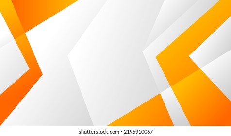 Abstract White And Orange Corporate Background Vector