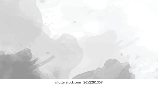Abstract White Paper Background with Delicate Watercolor Brush Strokes and Soft Fiber Texture for Subtle Minimalist Artistic Design