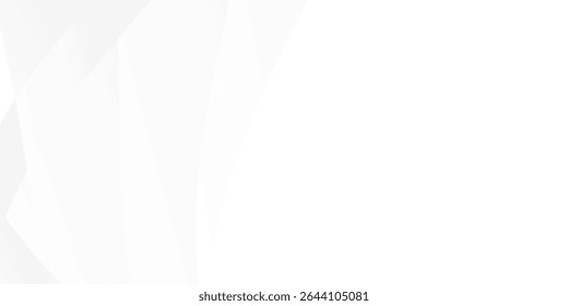 Fundo de papel branco abstrato com texturas de ondas sutis e elementos de design limpos. As formas se sobrepõem para criar luz e sombra dinâmicas para um plano de fundo nítido. Um gráfico moderno fornece profundidade. 