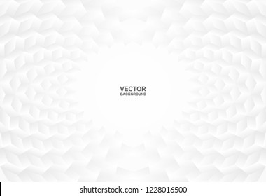 Abstract . White paper geometric background. design with light and shadow .Vector