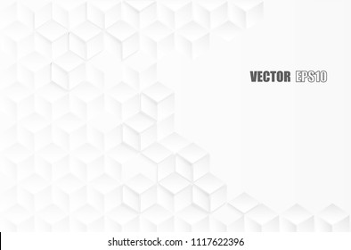 Abstract . white paper  patterns geometric background. design with light and shadow .Vector
