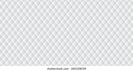 Abstract white pattern background with square shapes decoration for interior design, home wallpaper, banner, and much more