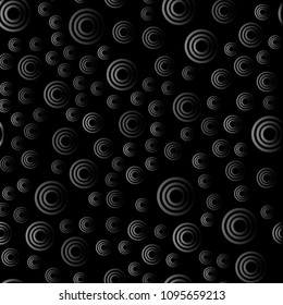Abstract white pattern with circles. Geometry pattern for fabric. Round Circle Dots. Network Design, Technology Science, Vector Illustration. Perfect For Logo, Banner, Icon, Holiday Background.