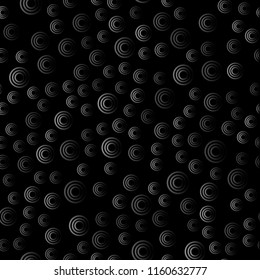 Abstract white pattern with circles. Geometry pattern for fabric. Round Circle Dots. Network Design, Technology Science, Vector Illustration. Perfect For Logo, Banner, Icon, Holiday Background.