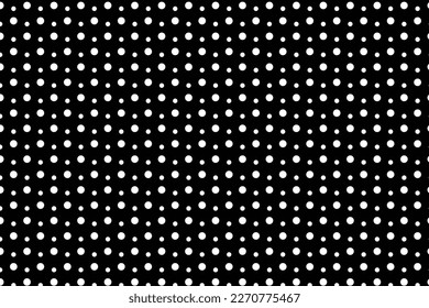abstract white polka dot pattern texture.