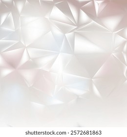 Abstract White Polygon Background Template