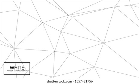 Abstract White  Polygon For Background - Vector EPS.10
