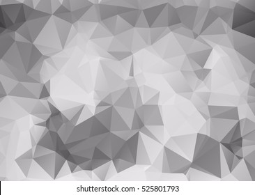 Abstract white polygonal background design templates or Light white background illustration.eps 10