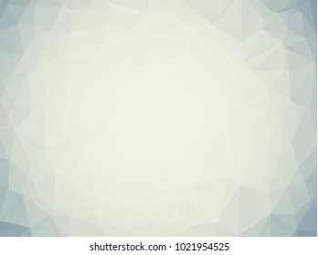 Abstract White polygonal triangle geometric background